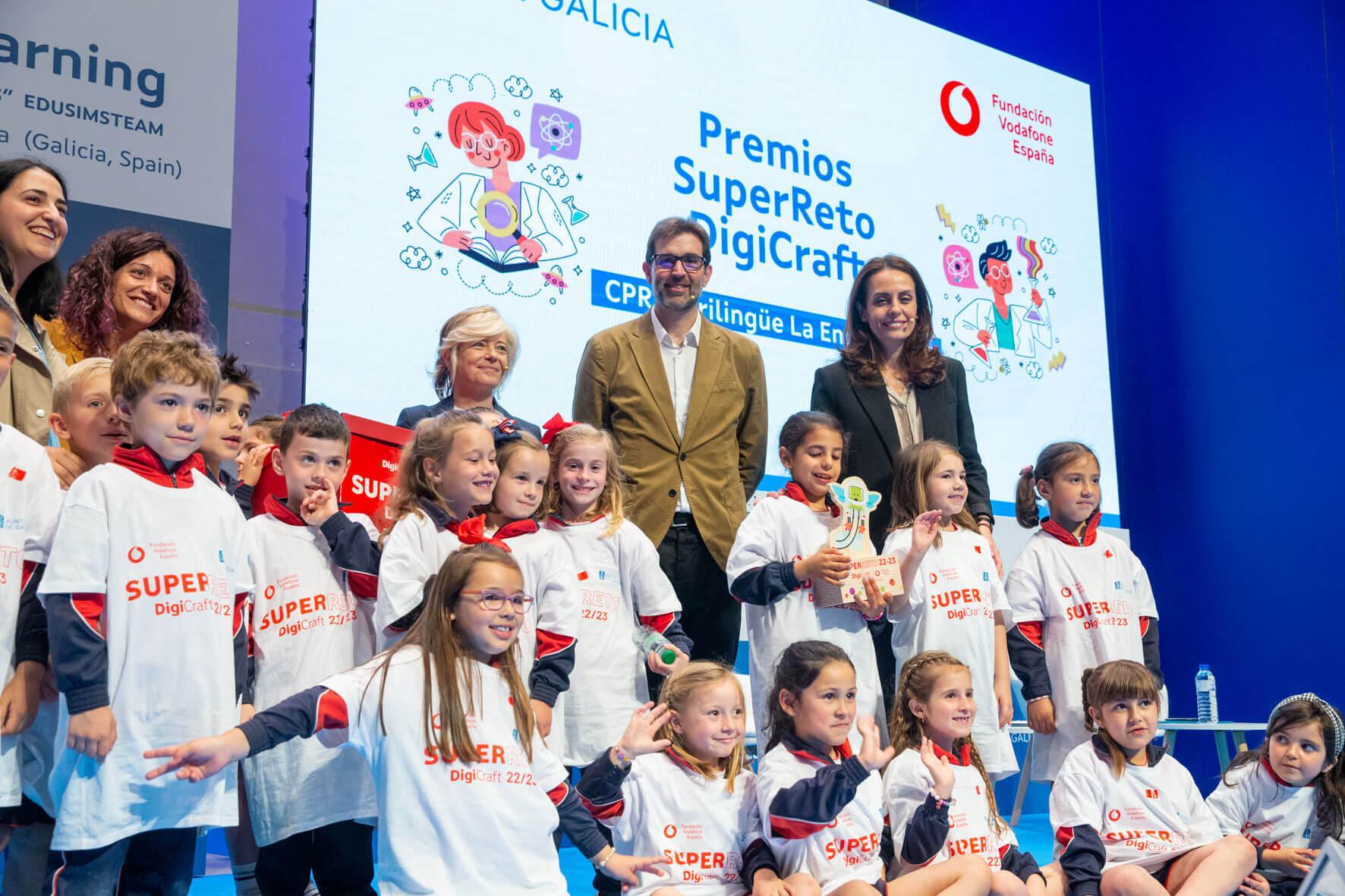 A Fundación Vodafone España e a Xunta dan a coñecer os gañadores do ‘Superreto Digicraft’ de Galicia