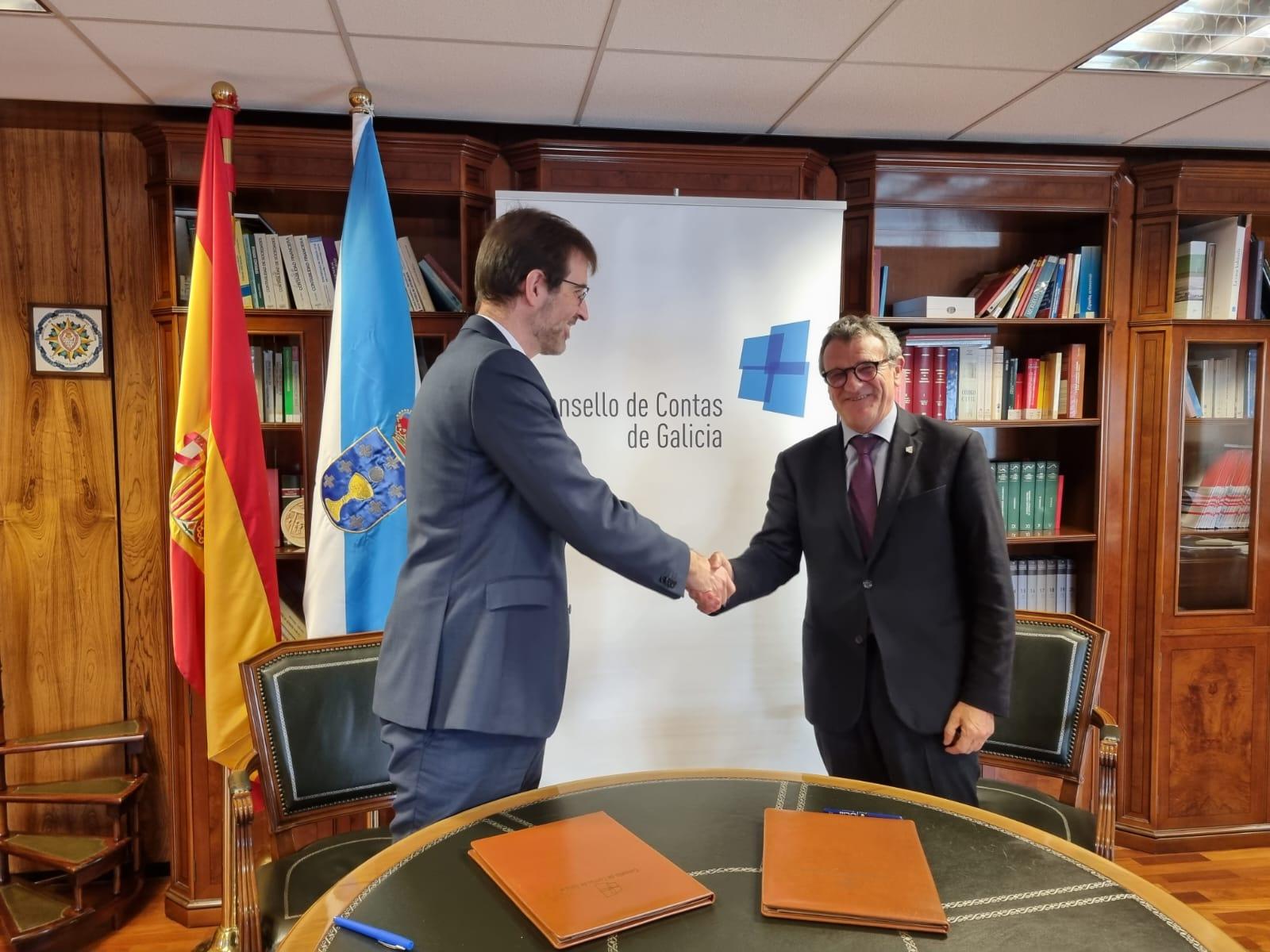 A Xunta facilita ao Consello de Contas o acceso á carteira de servizos dixitais da administración electrónica